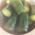 1男4女のママ's cooksnap of when they made 蛇腹きゅうり★浅漬け★簡単.