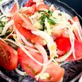 ちぃちゃん☆彡's cooksnap of when they made 玉ねぎとトマトのバジルソースサラダ.