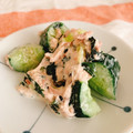 はるシェフ's cooksnap of when they made ツナときゅうりとわかめのマヨネーズ和え.