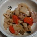 クック7VDLLD☆'s cooksnap of when they made 鶏ごぼうレンコン人参炒め煮.