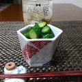 ダイナマイト漆黒's cooksnap of when they made 簡単♡きゅうりの漬物.