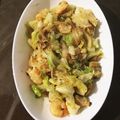 nnobu3's cooksnap of when they made シーフードミックスとキャベツのXO醤炒め.