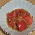 きらり流れ星's cooksnap of when they made ★トマトの生姜おひたしサラダ★.