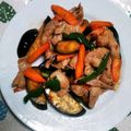 クックパルルー238's cooksnap of when they made 焼肉のタレで☆豚バラ肉と茄子の炒め物.