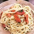 またら's cooksnap of when they made トマトとバジルのパスタ.