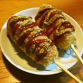 ♪ゆずゆず♪'s cooksnap of when they made 【簡単】HMでチーズハットグ☆.