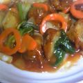 やんぐぅ's cooksnap of when they made 冷めても美味しい♡さつま揚げの酢豚風炒め.