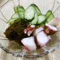 めなよ's cooksnap of when they made 簡単！もずくキュウリの わさびポン酢和え.