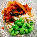 さじゅたろう's cooksnap of when they made 簡単おつまみ☆エノキいんげんキムチ♪.