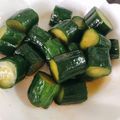 かすたーP's cooksnap of when they made 七味が決め手!?きゅうりの超浅漬け.