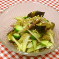 tokotann's cooksnap of when they made なすときゅうりとみょうがの辛子和え.