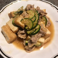 クックWT8PD3☆'s cooksnap of when they made ズッキーニと厚揚げの豚バラオイスター炒め.