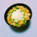 まあまま☆0403's cooksnap of when they made 豚肉おかずの素で温玉丼.