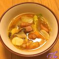 ThuVan's cooksnap of when they made 春キャベツとソーセージのトマトスープ.