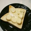 ゆみらんたん's cooksnap of when they made バナナ☆チーズトースト.