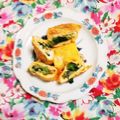 夢夢555's cooksnap of when they made お弁当にも♬『ほうれん草の卵巻き』.