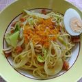 なお＆ひめ's cooksnap of when they made からすみとキャベツのパスタ.