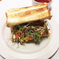 フジぽん's cooksnap of when they made 簡単☆卵と水菜の絶品トースト.