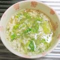 もぐ・ω・くま's cooksnap of when they made 卵白＆レタスの外葉消費に♪あっさりスープ.
