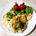 ティグス's cooksnap of when they made かんたん鶏胸肉のピカタ～チーズ味～.