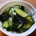 クックZTZ10H☆'s cooksnap of when they made きゅうりと韓国海苔あえ☆簡単１品.