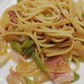 marinesno5's cooksnap of when they made ワンポット☆アスパラベーコンの和風パスタ.