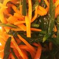 はに333's cooksnap of when they made ニラとにんじんの和え物*.