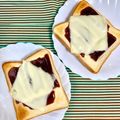 ふたごゆき's cooksnap of when they made あんこがとろーり☆ようかんチーズトースト.
