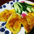 たいちゃん☆よしこ's cooksnap of when they made 白身魚のチーズカレーソテー.
