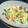 ◇chii's cooksnap of when they made ほめられレシピ♪チキンとゴーヤのチーズ焼.
