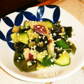 ダッフィーニーうに's cooksnap of when they made 簡単♡タコときゅうりとワカメの酢の物.