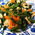 しょこちゃんです's cooksnap of when they made 空芯菜のにんにく炒め.