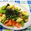 マダムカフェ♡'s cooksnap of when they made わさび醤油ドレのアボカドとトマトサラダ。.