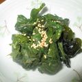 だまちょ's cooksnap of when they made 腸のお薬✿モロヘイヤの酢の物.