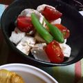 natsukori's cooksnap of when they made お豆腐とトマトのごまおかかサラダ。.