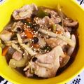 ぎゅー（´ω｀）'s cooksnap of when they made 豚こまとブロッコリー春雨の中華炒め.