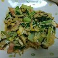 ぽちぼて's cooksnap of when they made 小松菜とえのきの塩昆布卵炒め.