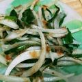 ぽちぼて's cooksnap of when they made さっぱり☆新玉ねぎとニラの梅肉おかか和え.