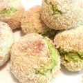 しあわせぶた's cooksnap of when they made 創作串あげ　春のグリンピース.