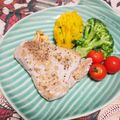 バカリャウ's cooksnap of when they made マグロの和風ガーリックステーキ.
