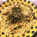 ＊nary's cooksnap of when they made 白だしで♪簡単絶品☆豚高菜パスタ.