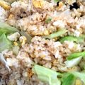 chiko♫'s cooksnap of when they made 簡単！ハムとたまごのレタスチャーハン.