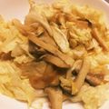 ＊にょにょん＊'s cooksnap of when they made キャベツとエリンギのバターしょうゆ.