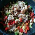 momoazeru's cooksnap of when they made アボガドと合いびき肉のわさび醤油炒め♪.