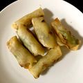 クロワさん's cooksnap of when they made 餃子の皮でミニ春巻き.