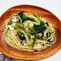 payaちゃん's cooksnap of when they made ほうれん草とツナのオイルパスタ.