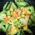 ミニートマト's cooksnap of when they made 簡単中華・ハムと卵と胡瓜の塩炒め.
