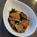 世界の中心's cooksnap of when they made がんもどきとひじきの煮物★神戸学校給食.