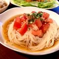 クックWJV6VI☆'s cooksnap of when they made トマトとツナのぶっかけそうめん.