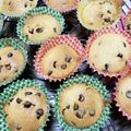 kahoppesan's cooksnap of when they made サクふわ♡チョコチップマフィン♡.